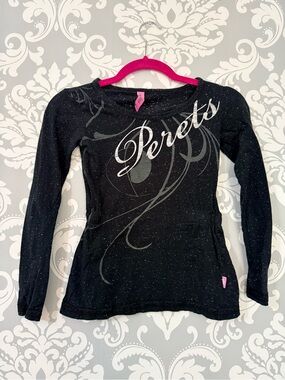 💫4/$25 • Joshua Perets Speckled Long-Sleeve Girls Top
